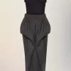 Abito bustier in lana Maison Margiela Abito bustier in lana Maison Margiela