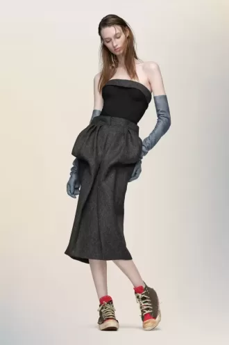 Abito bustier in lana Maison Margiela