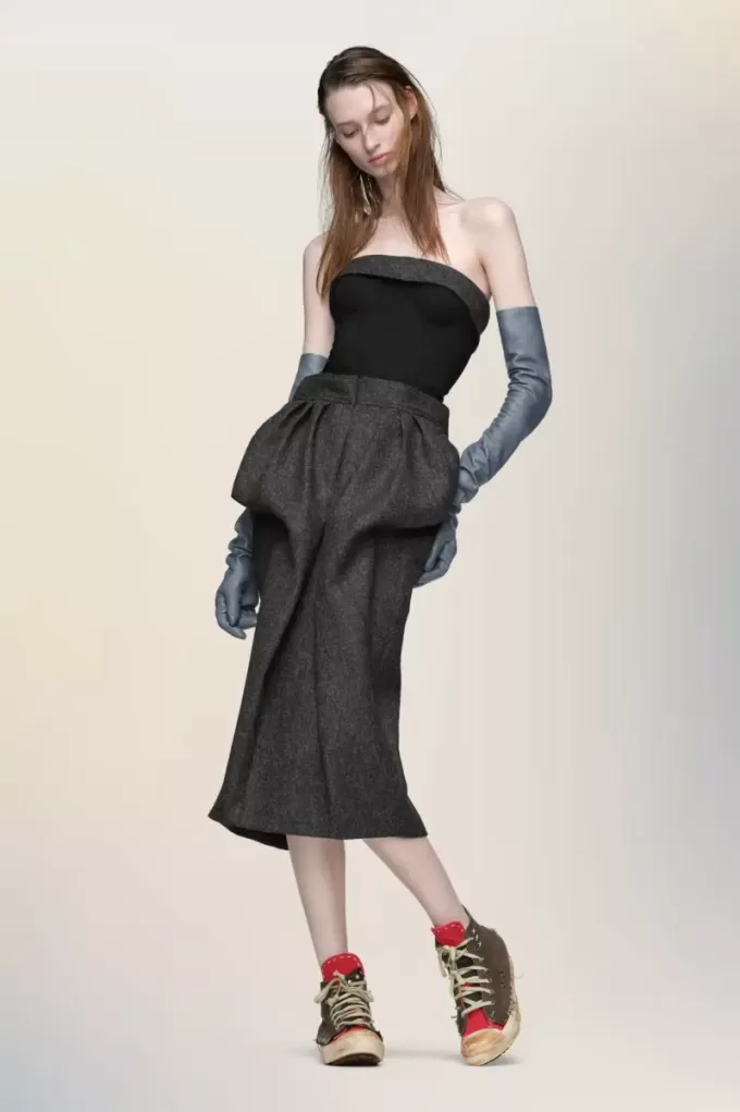 Abito bustier in lana Maison Margiela Abito bustier in lana Maison Margiela