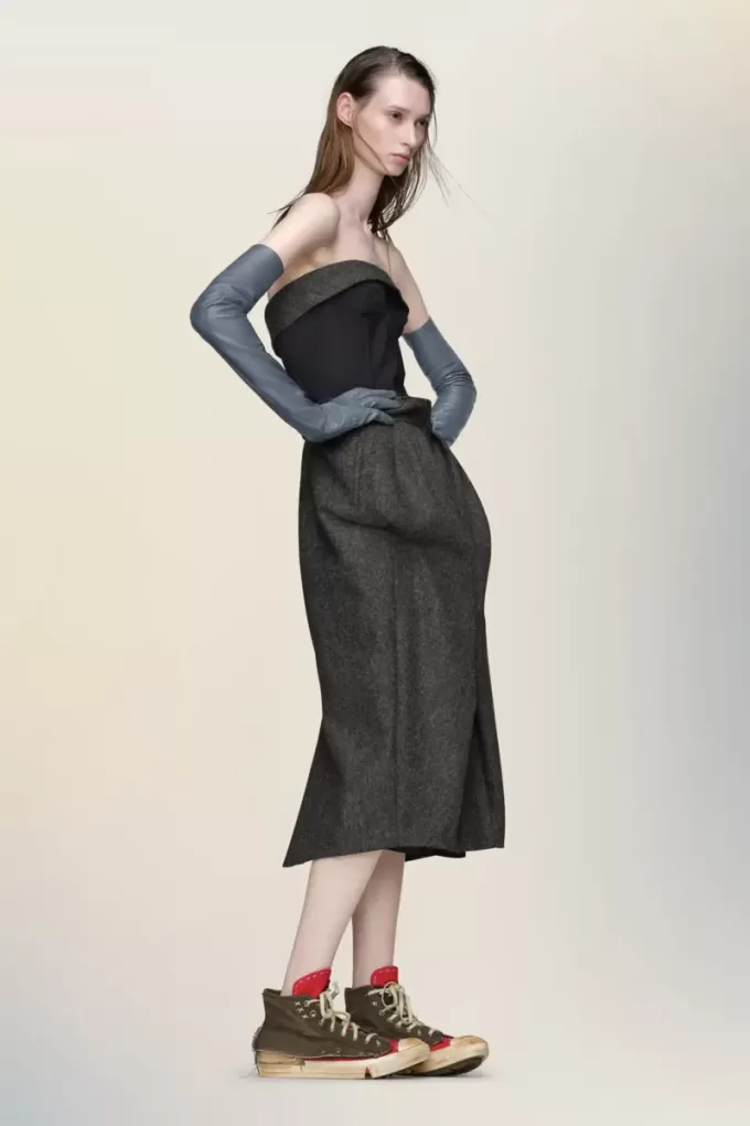 Abito bustier in lana Maison Margiela Abito bustier in lana Maison Margiela