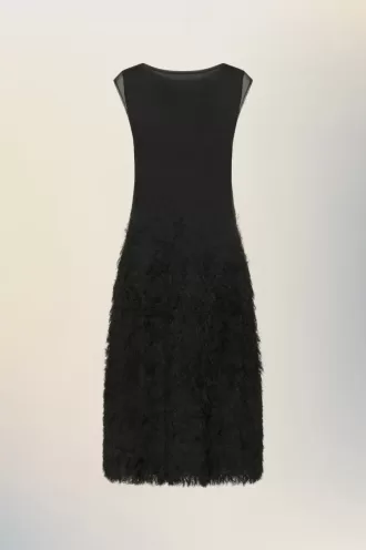 Abito in maglia di seta retrograda