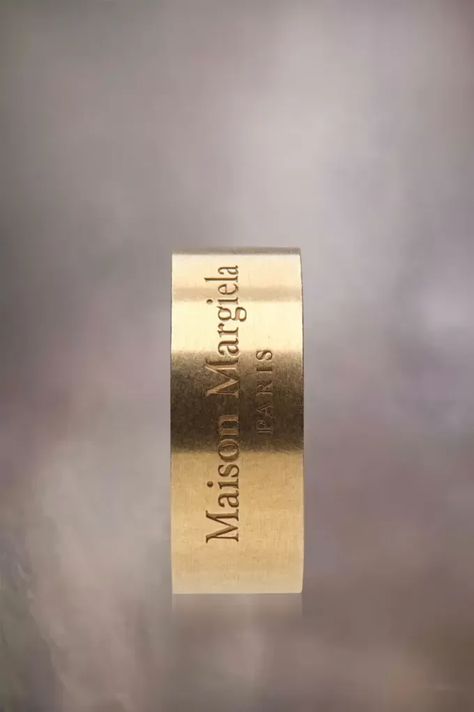 Anello con logo Maison Margiela