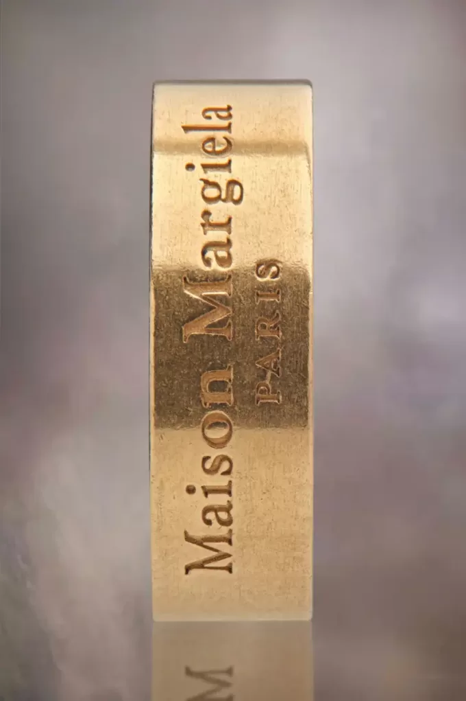 Anello con logo Maison Margiela