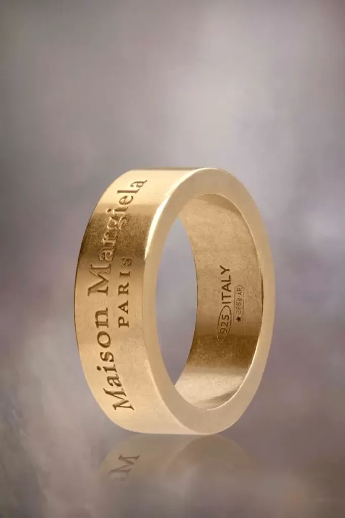 Anello con logo Maison Margiela