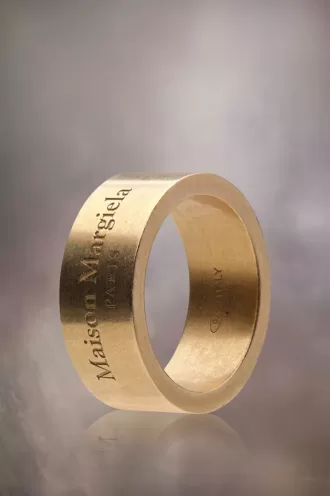 Anello con logo Maison Margiela