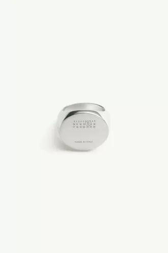 Anello ovale numerico Maison Margiela Anello ovale numerico Maison Margiela