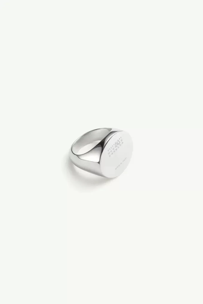 Anello ovale numerico Maison Margiela Anello ovale numerico Maison Margiela