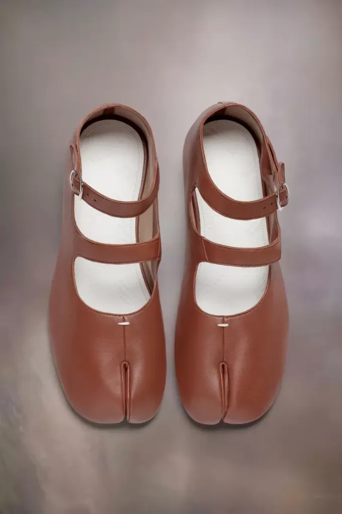 Ballerine Tabi in pelle di vitello Ballerine Tabi in pelle di vitello