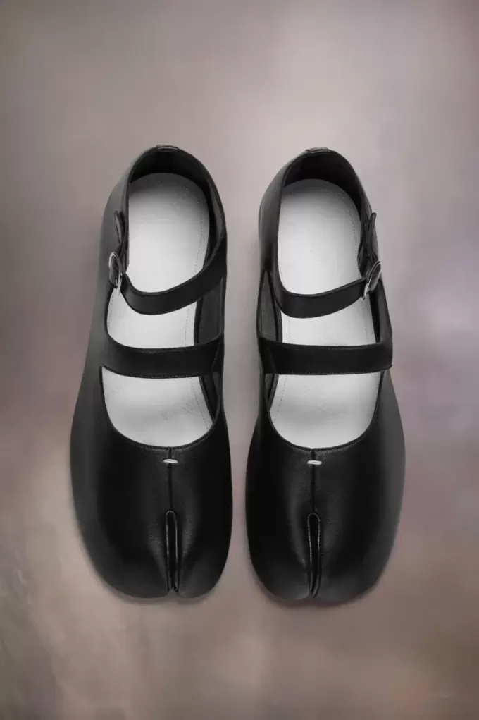 Ballerine Tabi in pelle di vitello Ballerine Tabi in pelle di vitello