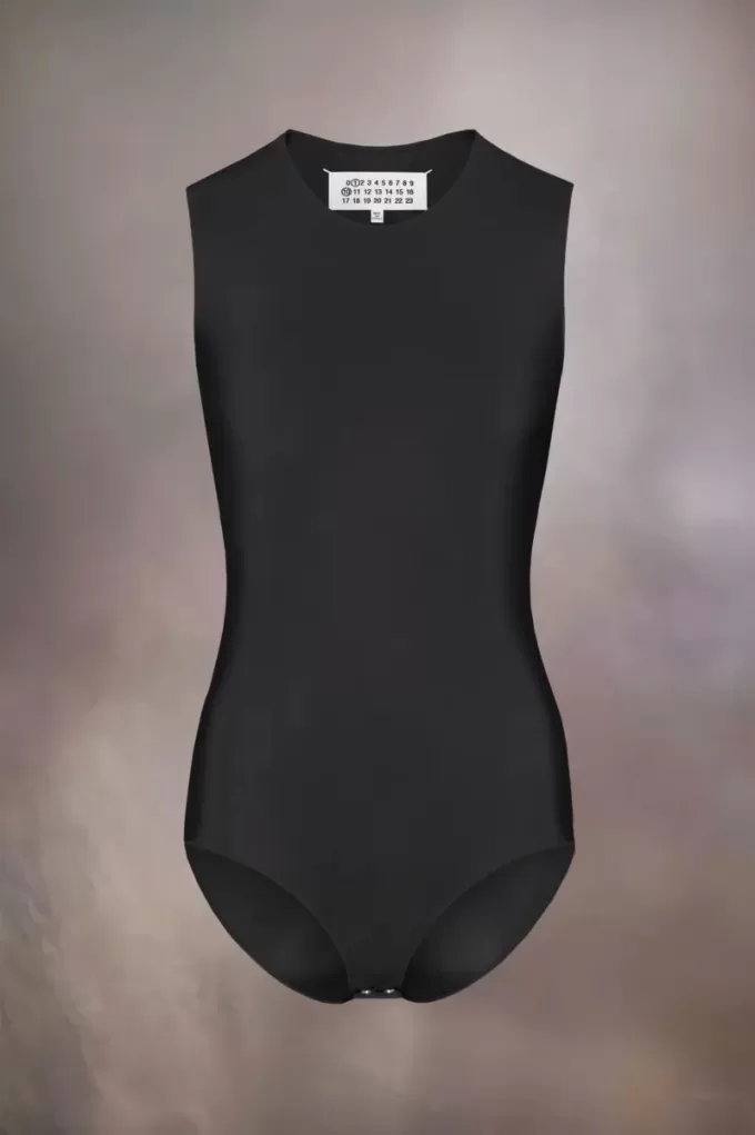 Body senza maniche in jersey tecnico Body senza maniche in jersey tecnico