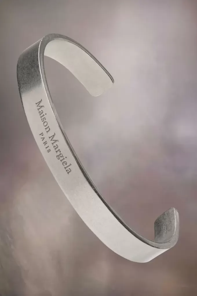 Bracciale con logo Maison Margiela Bracciale con logo Maison Margiela