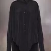 Camicia con orlo sceso Maison Margiela Camicia con orlo sceso Maison Margiela