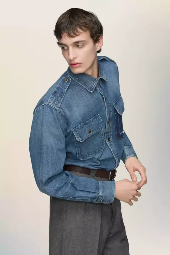 Camicia in denim Maison Margiela
