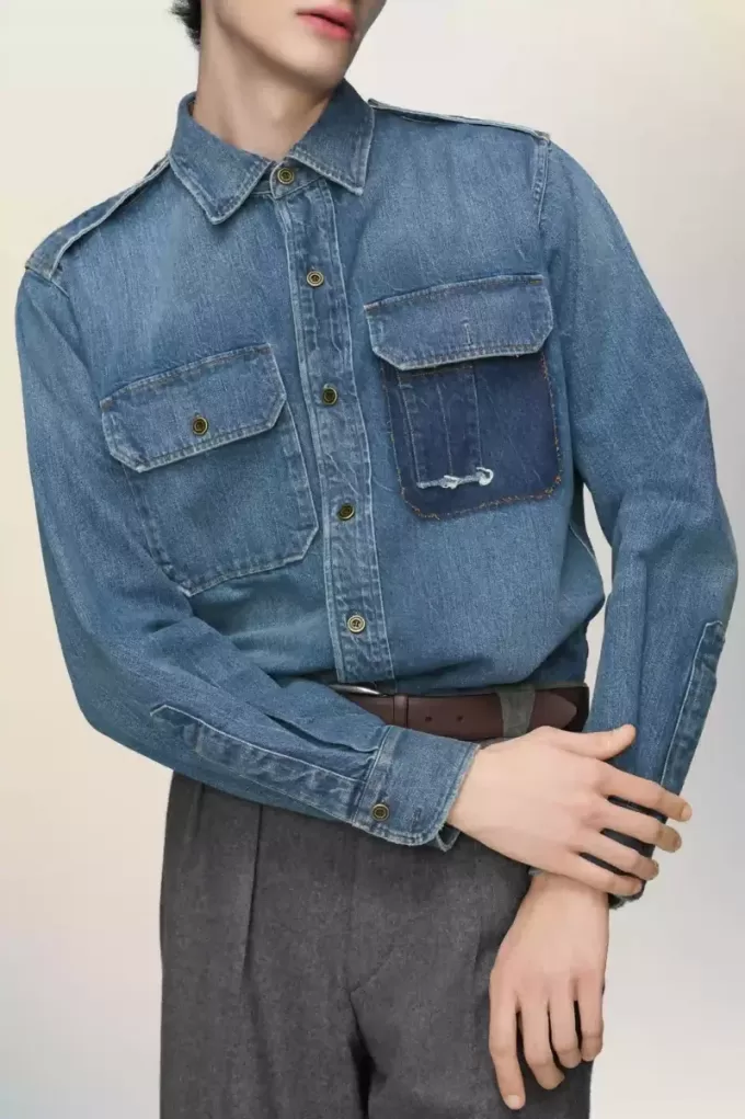Camicia in denim Maison Margiela