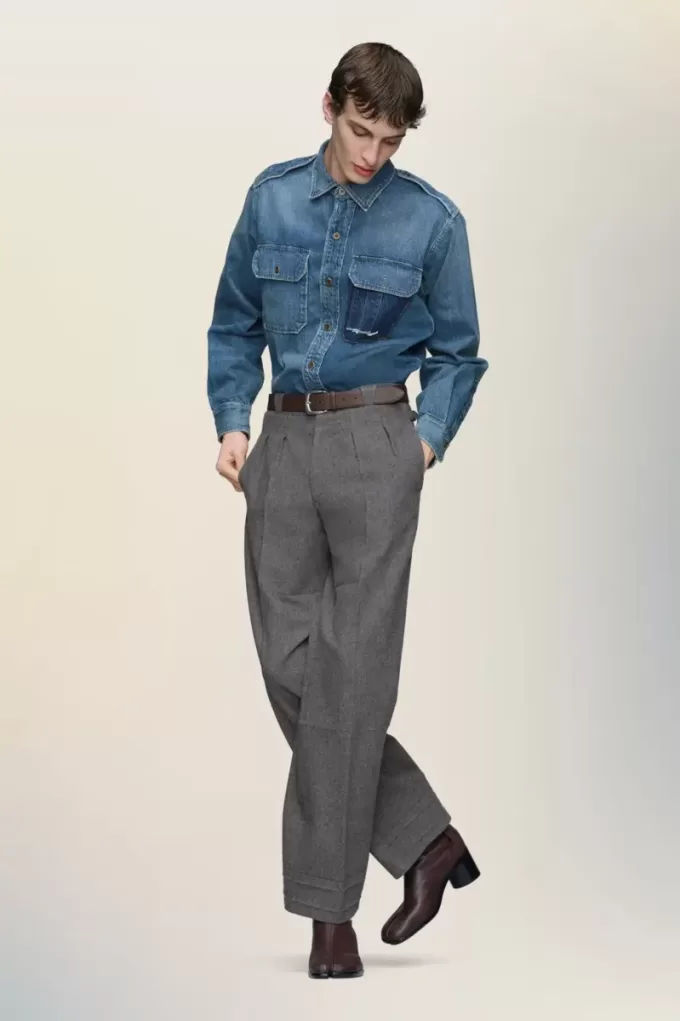 Camicia in denim Maison Margiela