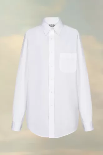 Camicia in popeline di cotone ecologico