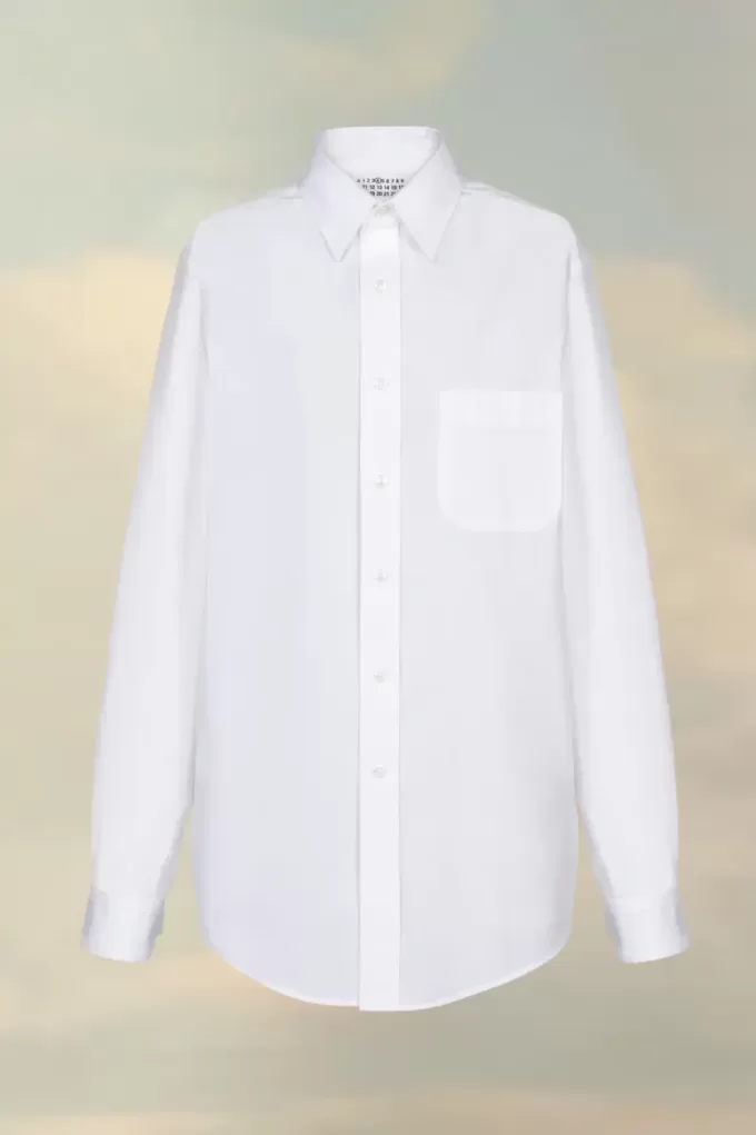 Camicia in popeline di cotone ecologico Camicia in popeline di cotone ecologico