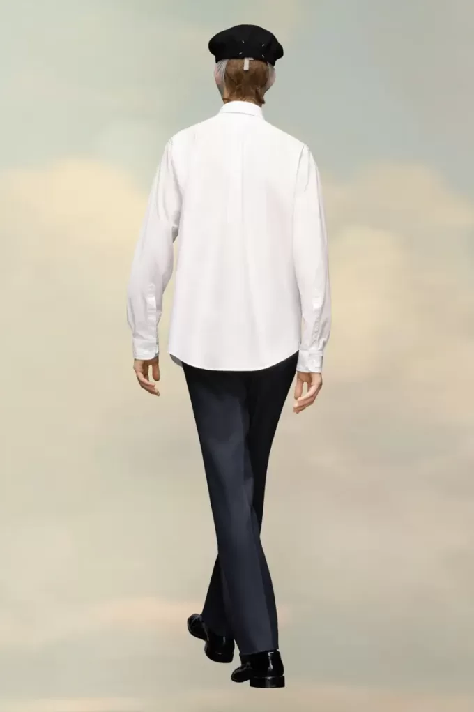 Camicia in popeline di cotone ecologico Camicia in popeline di cotone ecologico
