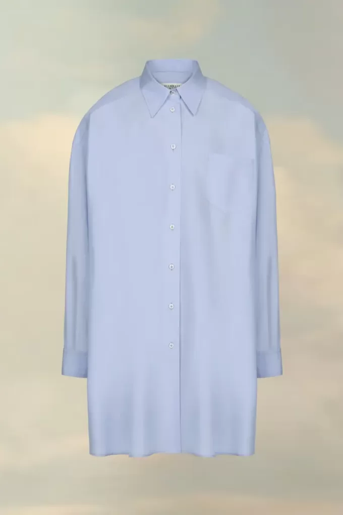 Camicia in popeline di cotone Maison Margiela Camicia in popeline di cotone Maison Margiela