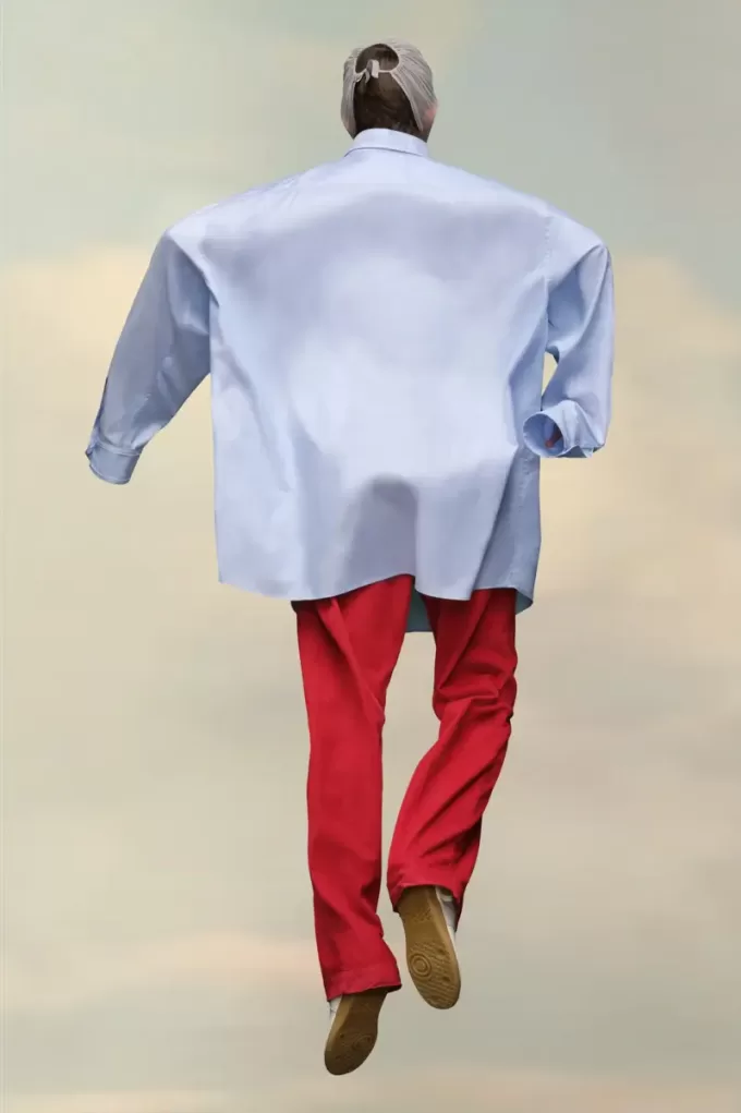 Camicia in popeline di cotone Maison Margiela Camicia in popeline di cotone Maison Margiela