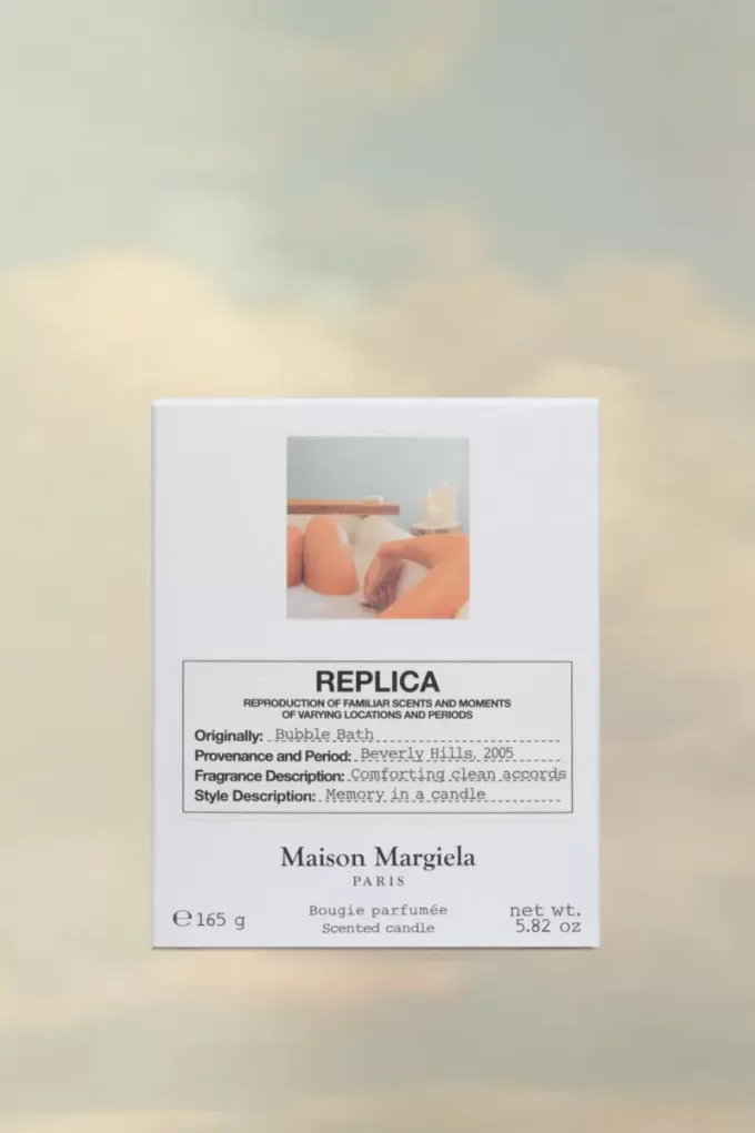 Candela da bagno con schiuma replica Candela da bagno con schiuma replica