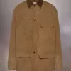 Cappotto cerato con colletto in velluto a coste Cappotto cerato con colletto in velluto a coste