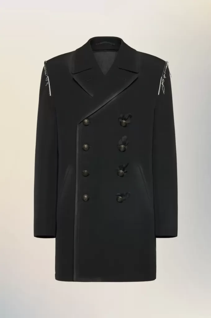 Cappotto di lana reversibile Cappotto di lana reversibile
