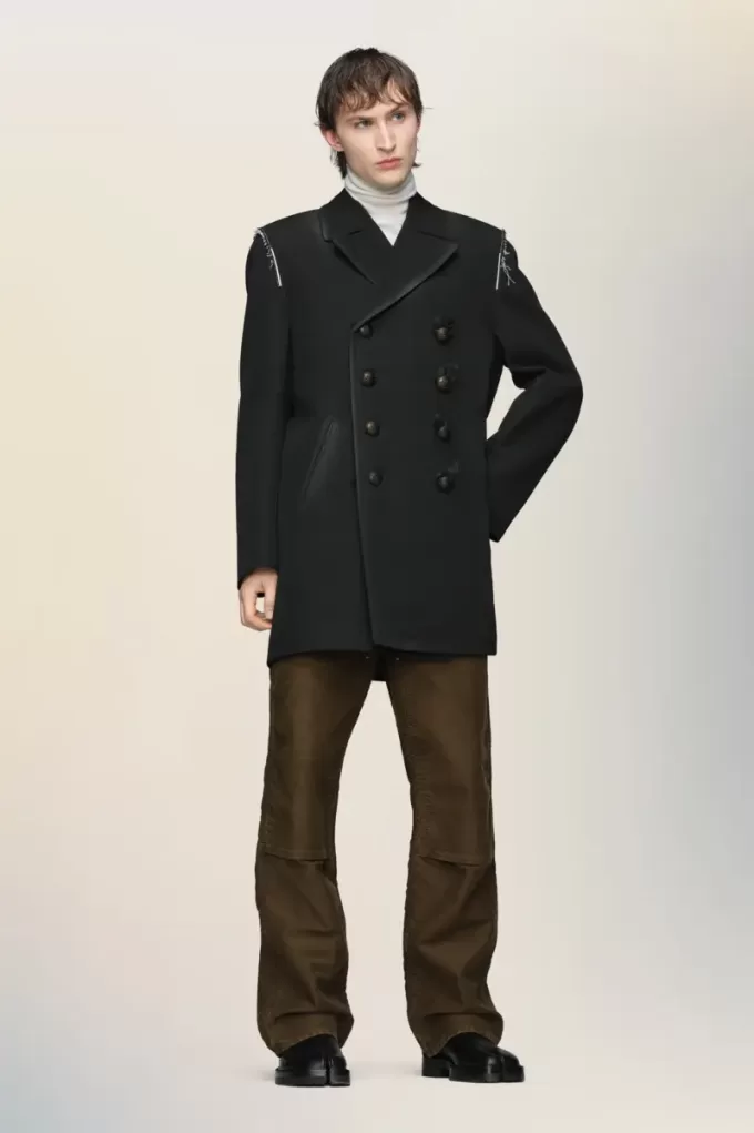 Cappotto di lana reversibile Cappotto di lana reversibile