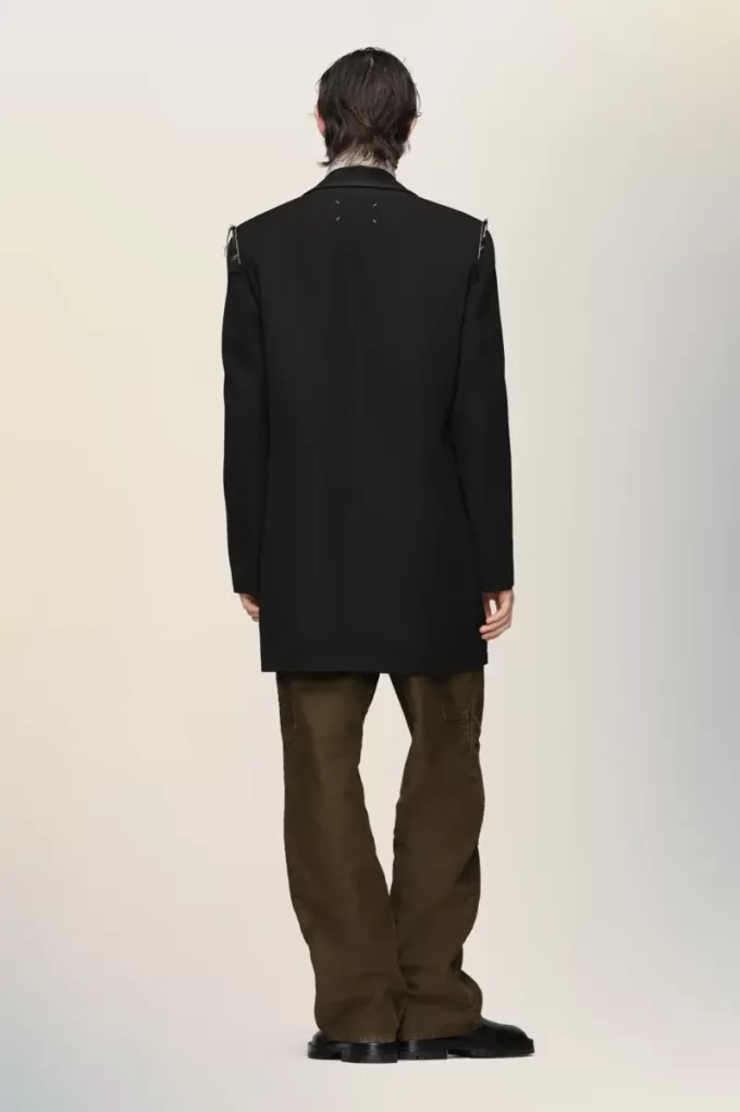 Cappotto di lana reversibile Cappotto di lana reversibile