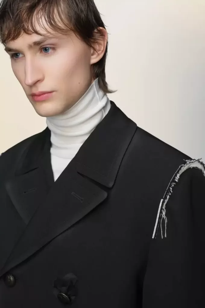 Cappotto di lana reversibile Cappotto di lana reversibile
