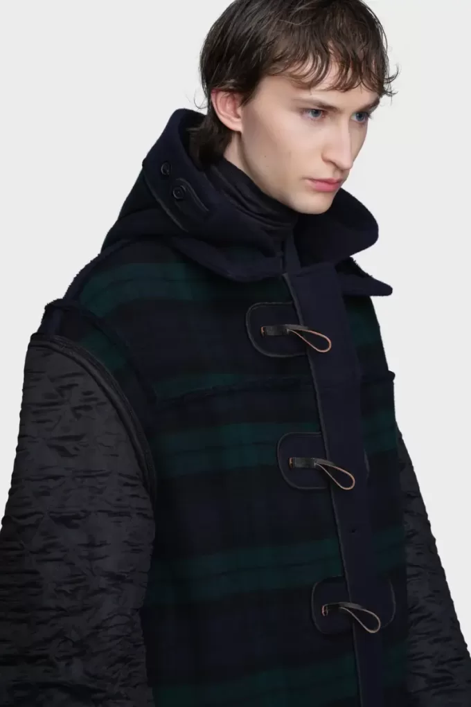 Cappotto di lana reversibile Cappotto di lana reversibile