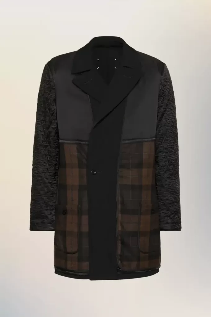 Cappotto di lana reversibile Cappotto di lana reversibile