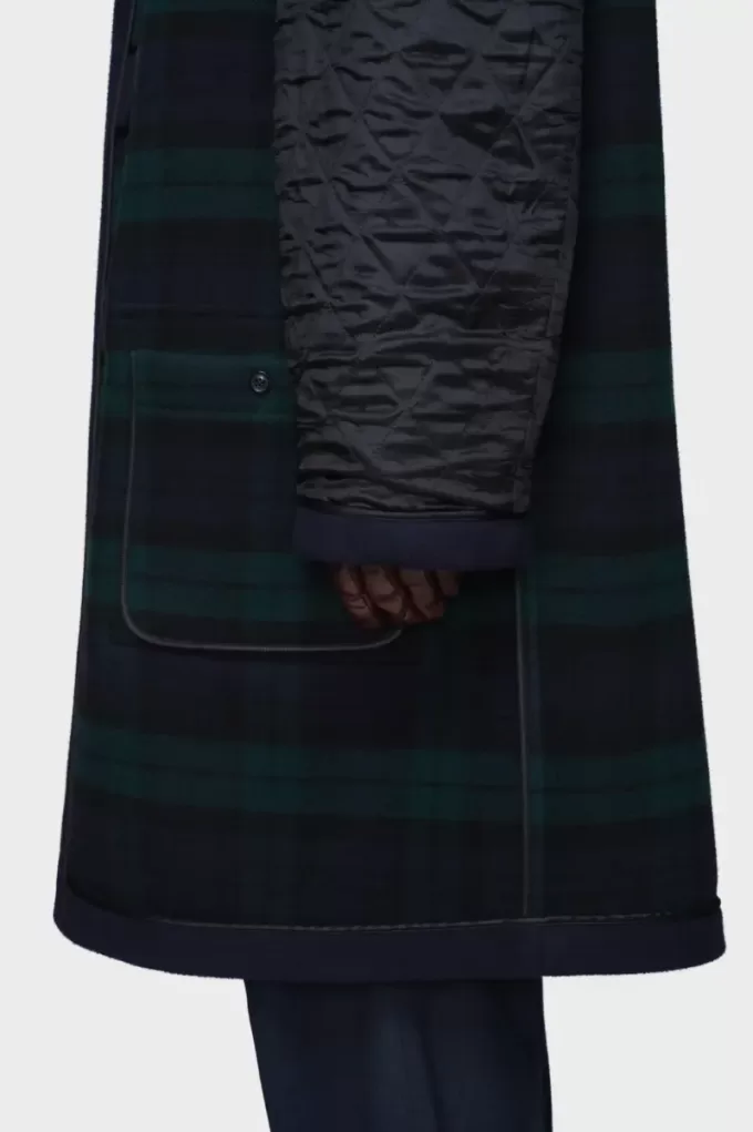 Cappotto di lana reversibile Cappotto di lana reversibile
