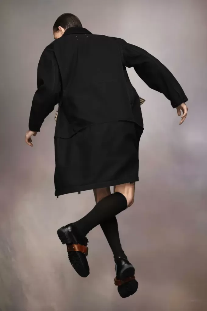 Cappotto doppio in cotone pesante Cappotto doppio in cotone pesante