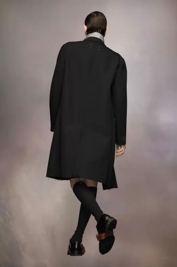 Cappotto in lana e seta Maison Margiela Cappotto in lana e seta Maison Margiela