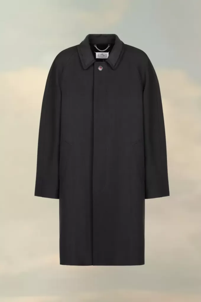 Cappotto in lana e viscosa Maison Margiela Cappotto in lana e viscosa Maison Margiela