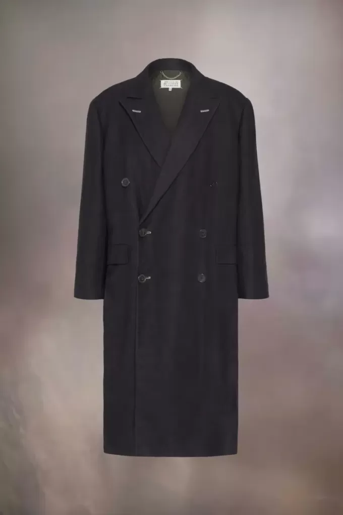 Cappotto lungo in tessuto Maison Margiela Cappotto lungo in tessuto Maison Margiela