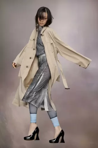 Cappotto reversibile Décortiqué