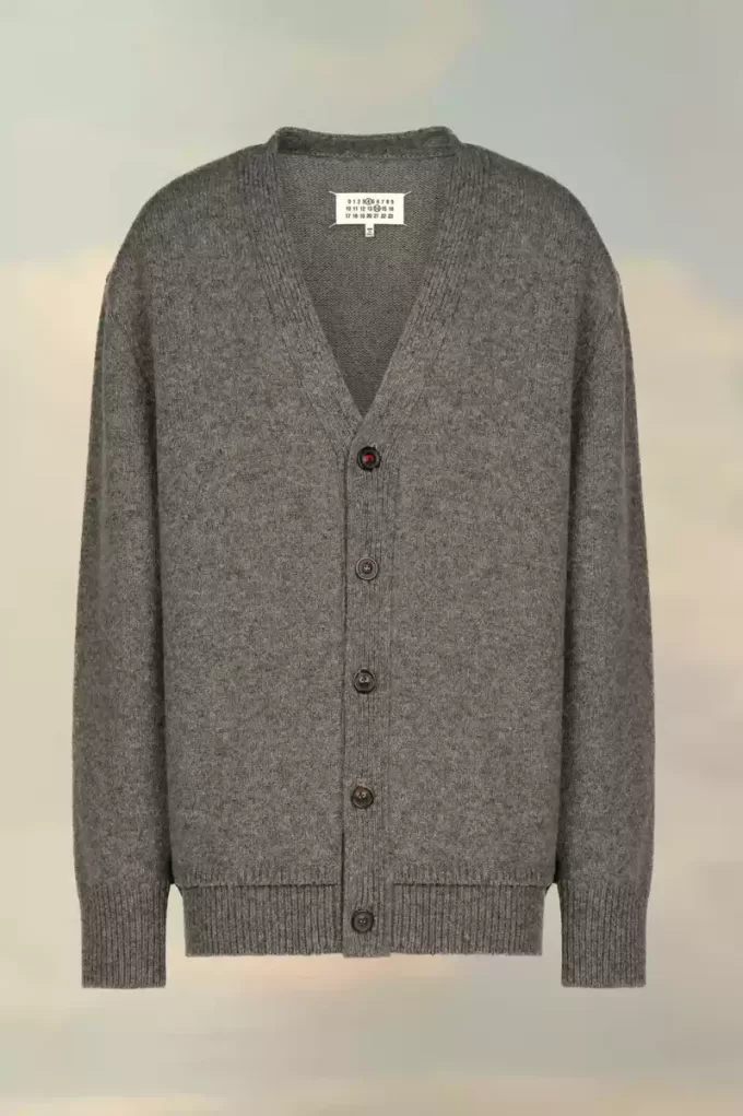 Cardigan con toppa sui gomiti Cardigan con toppa sui gomiti