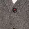 Cardigan con toppa sui gomiti Cardigan con toppa sui gomiti