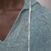 Felpa estiva in maglia con cappuccio Felpa estiva in maglia con cappuccio