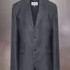 Giacca da abito in lana mohair Giacca da abito in lana mohair