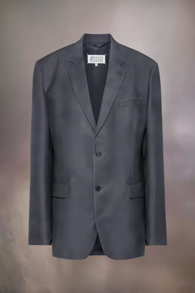Giacca da abito in lana mohair Giacca da abito in lana mohair