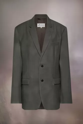 Giacca da abito in lana mohair