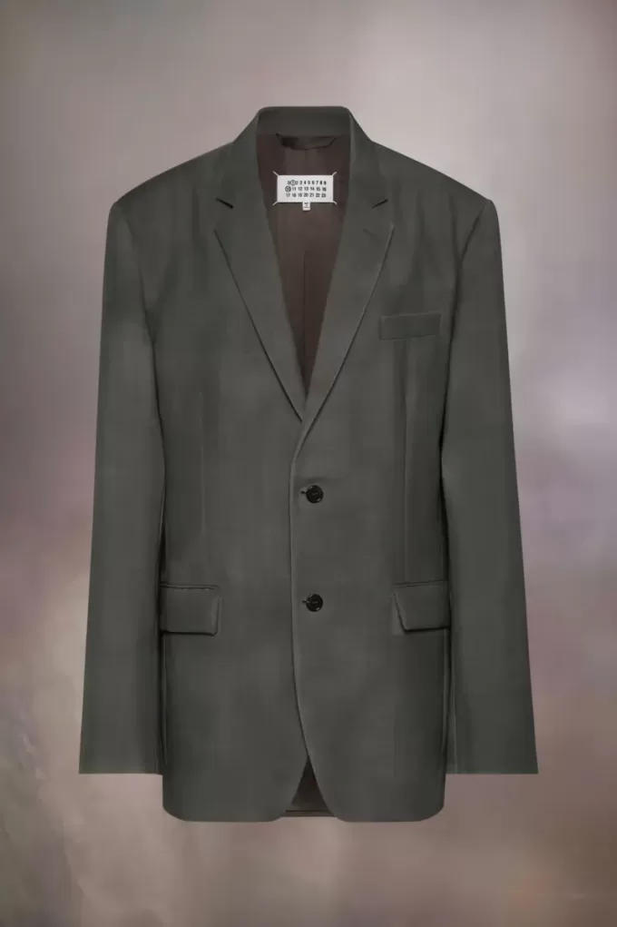 Giacca da abito in lana mohair Giacca da abito in lana mohair