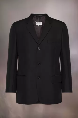 Giacca da abito in mohair britannico