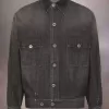 Giacca di jeans consumata Giacca di jeans consumata
