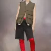 Giacca di lana senza maniche Giacca di lana senza maniche