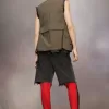 Giacca di lana senza maniche Giacca di lana senza maniche