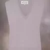 Gilet scollo a V in lana Maison Margiela Gilet scollo a V in lana Maison Margiela